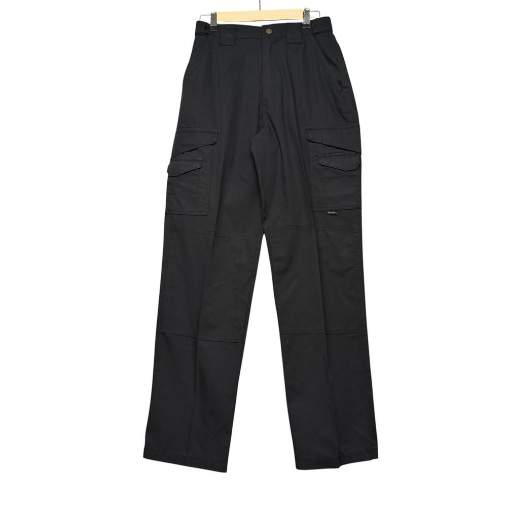 TRU-SPEC Tactical Cargo Pants Women 28/34 Black Utility Ripstop 052109 Workwear
